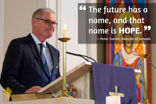 "The future has a name, and that name is HOPE": hundreds of CEDoW staff gather to celebrate Diocesan Education Mass