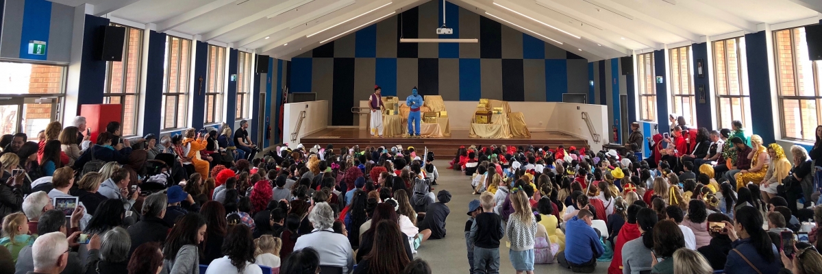 Books come to life at Holy Family Ingleburn's Book Week spectacular