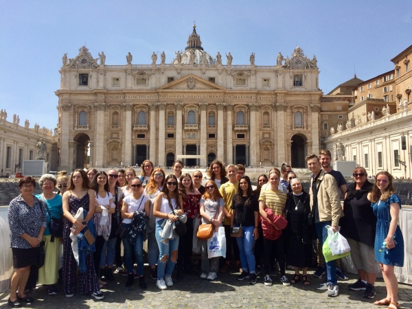 Holy Spirit and St Joseph’s students revel in Italy study tour