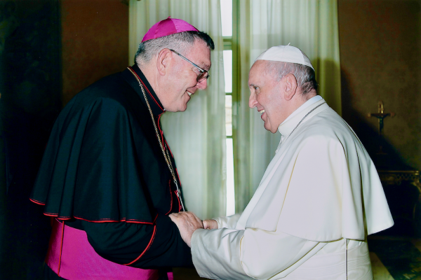 Bishop Brian with Pope Francis 1